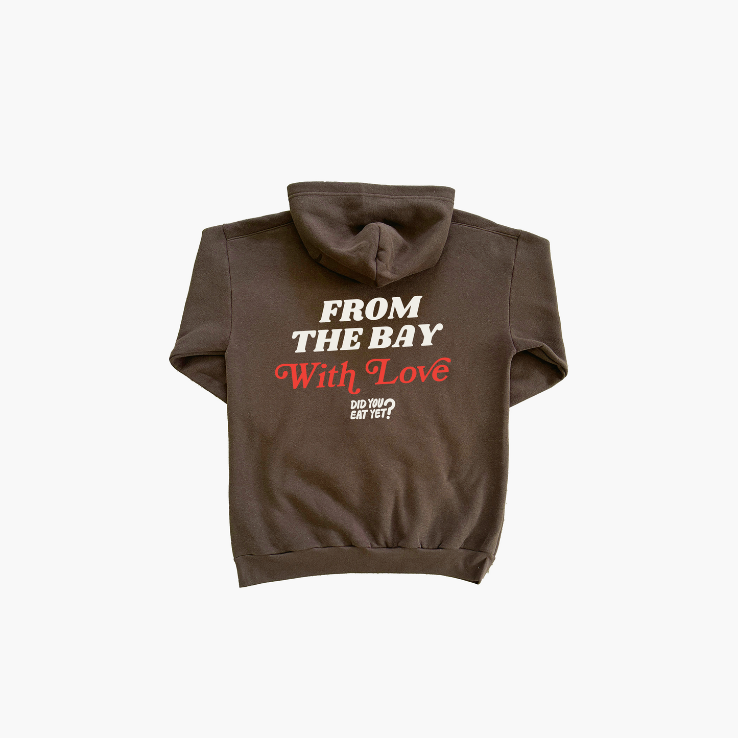 From the Bay With Love Hoodie - Brown